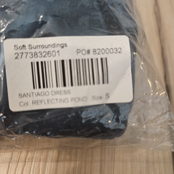 NEW Lot Of 3 Soft Surroundings Sleeveless Blue Maxi Dress Small Sundress Pockets - Picture 4 of 7